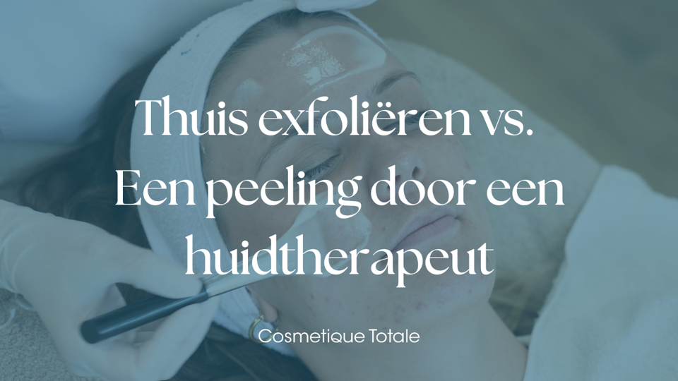 Thuis Exfoliëren Vs Een Peeling Door Een Huidtherapeut