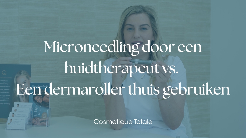 Microneedling Door Een Huidtherapeut Vs. Een Dermaroller Thuis Gebruiken